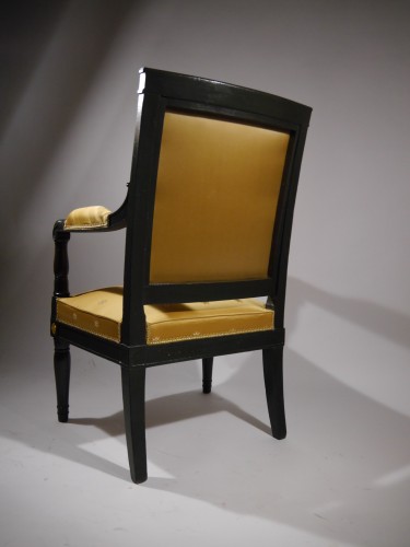 XIXe siècle - Fauteuil Empire estampillé Jacob D rue Meslée