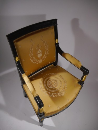 Empire Armchair stamped Jacob D rue Meslée, 19th century - Empire