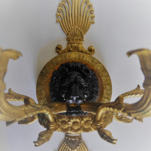 Paire d'appliques d'époque Empire - Igra Lignum