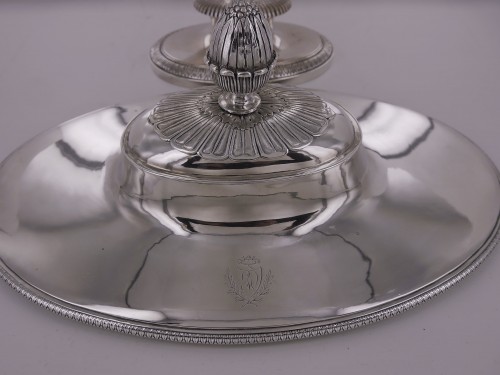 An Empire soup tureen by C. M. Granger - Antique Silver Style Empire