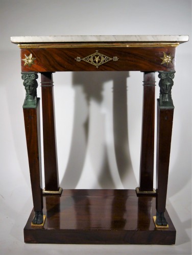 Antiquités - Petite console d'époque Empire