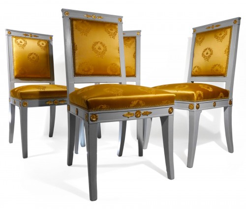 Set of 4 chairs by Jacob