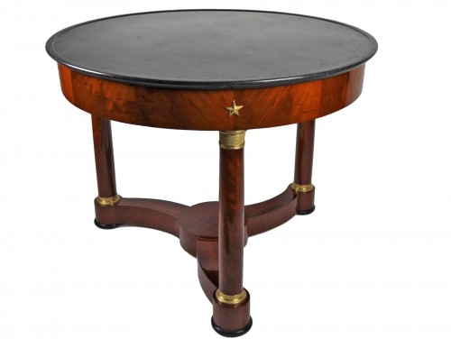Empire pedestal table, early 19th century