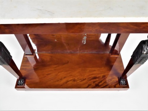 An Empire console in mahogany, beginning of the 19th century - 