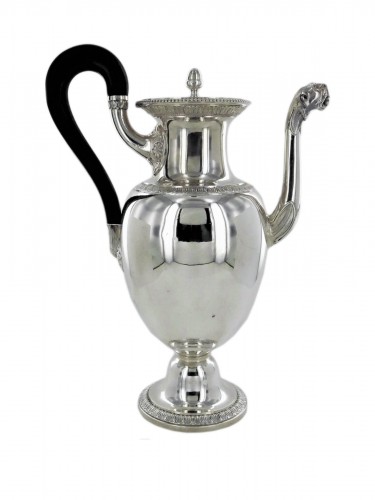 A coffee pot in the Empire style by Odiot