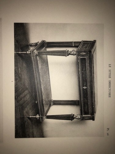 Directoire - A Directoire console in mahogany et citronnier, 18th century