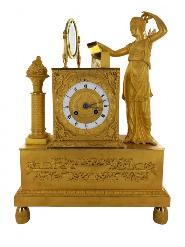 A gilt bronze pendulum clock, beginning of the 19th century