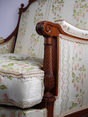 A Louis XVI Marquise stamped Sené - Seating Style Louis XVI