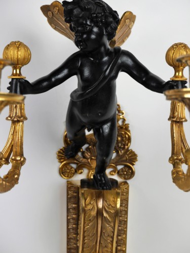 18th century - A pair of sconces by Ravrio