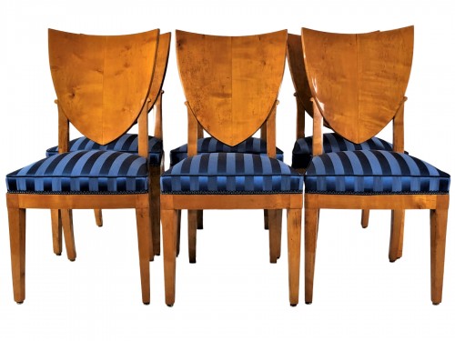 Suite de 6 chaises estampillées de Jacob Desmalter