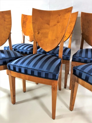 Suite de 6 chaises estampillées de Jacob Desmalter - Empire