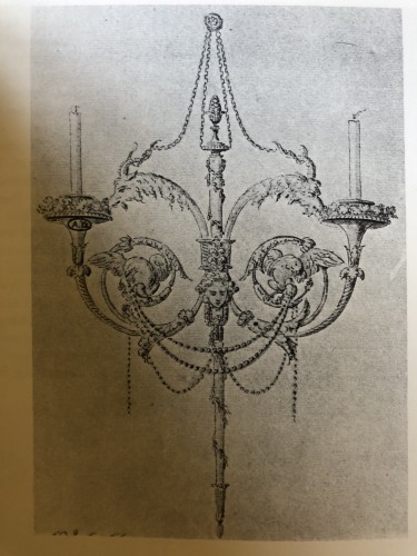 Paire d'appliques Louis XVI par Gouthière ou Thomire - Luminaires Style Louis XVI