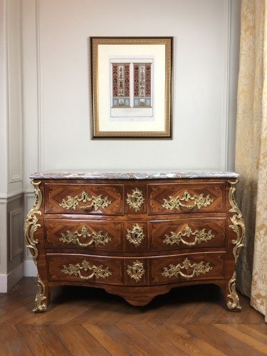 Mobilier Commode - Commode tombeau estampillée F Garnier