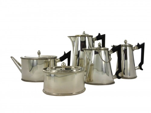 A sterling silver tea and coffee set, Russia, 1788