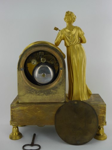 XIXe siècle - Petite pendule d'époque Empire