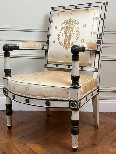 An Empire armchair from the Château de Rambouillet - 
