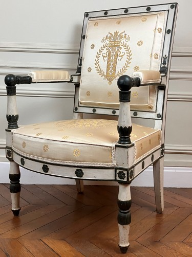 Fauteuil Empire provenant du Château de Rambouillet - Igra Lignum