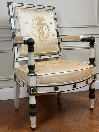 Fauteuil Empire provenant du Château de Rambouillet - Empire