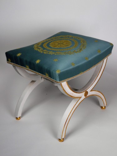 Tabouret d'époque Empire - Igra Lignum