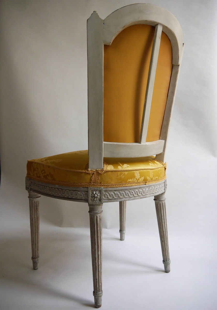 Paire de chaises de chambre par Henri Jacob - XVIIIe siècle - N.87585
