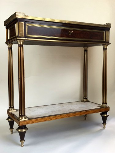 Furniture  - A Louis XVI Console by Bernard Molitor
