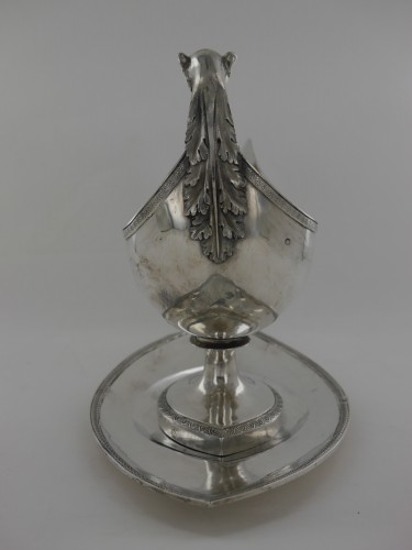 Saucière en argent d'époque Empire - Jean-Pierre-Nicolas Bibron - Igra Lignum