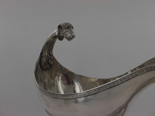 XIXe siècle - Saucière en argent d'époque Empire - Jean-Pierre-Nicolas Bibron