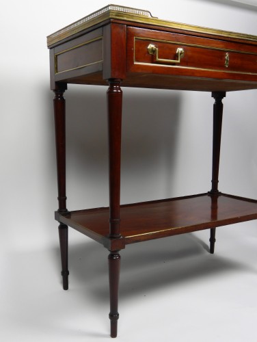 Furniture  - A Louis XVI mahogany console, 18th century