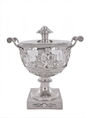 An Empire silver drageoir, beginning of the 19th century