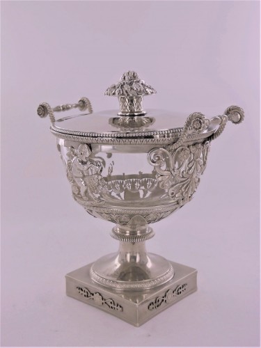 An Empire silver drageoir, beginning of the 19th century - Antique Silver Style Empire