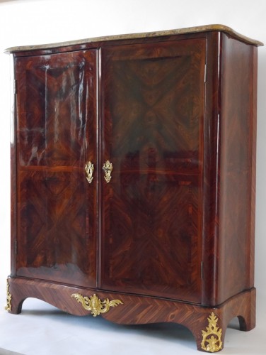 A Louis XV wardrobe stamped by JL Cosson - 