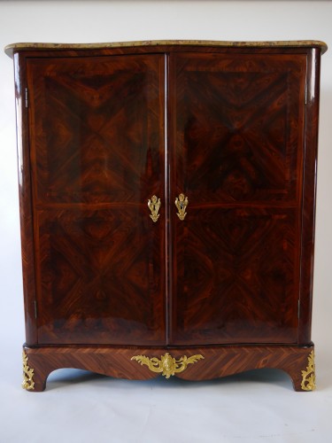Louis XV - A Louis XV wardrobe stamped by JL Cosson