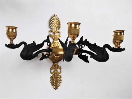 Empire - Pair of Empire sconces, early 19th century