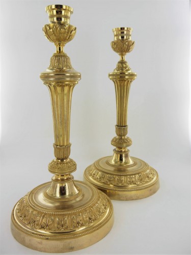 Louis XVI torches by Galle or Ravrio - Lighting Style Louis XVI