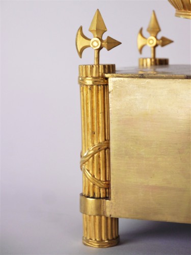 Horlogerie Pendule - Pendule au Char de Télémaque, époque Empire
