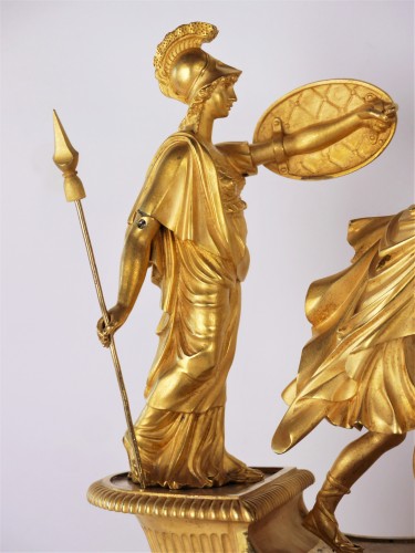 Telemachus&#039; Chariot Clock, Empire period - 