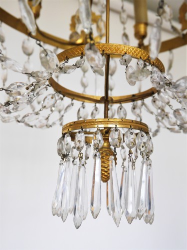 Lighting  - A Restauration basket chandelier 