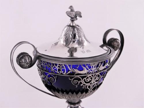 An Empire period silver drageoir, early 19th century - Antique Silver Style Empire