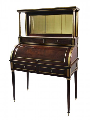 Bureau à cylindre d'époque Louis XVI