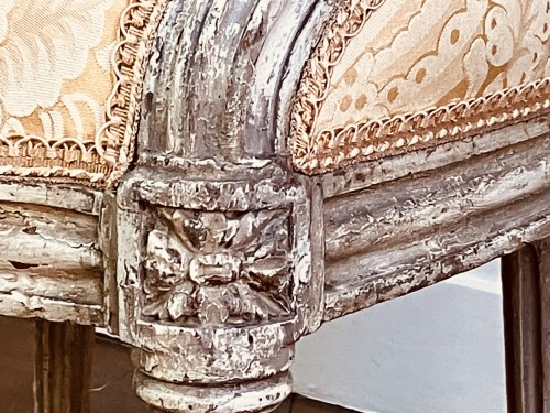 A Louis XVI armchair stamped Brizard, 18th century - Seating Style Louis XVI