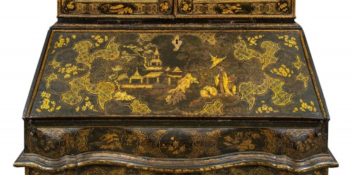 Mobilier Bureau et Secrétaire - Bureau à deux corps de style chinoiserie, Venise, XVIIIe siècle