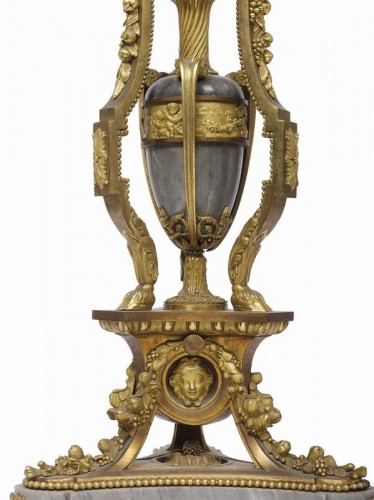 Luminaires Bougeoirs et Chandeliers - Paire de chandeliers, France dernier quart du 19e siècle - Deniere & Picard AA