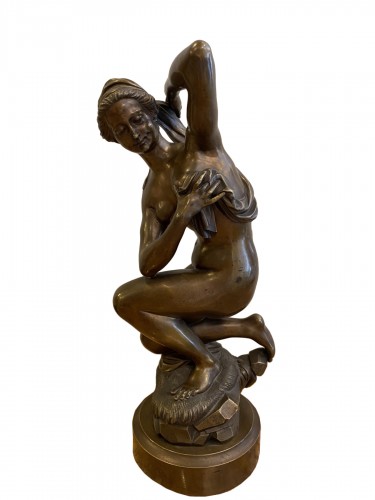 Bronze female figure, early 19th century