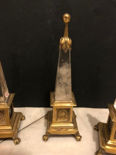 Four Rocca glass obelisks, XIX Century - 