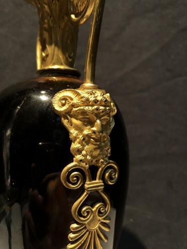 Dihl &amp; Guerard (1781 - 1828), Enamelled porcelain vase - 