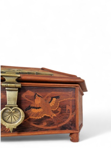 Art nouveau - Emile GALLÉ (1846-1904), Casket, circa 1890 