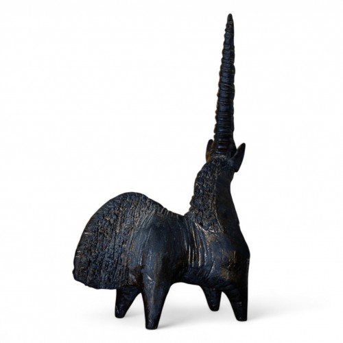 Dominique POUCHAIN (born in 1956), Unicorn, circa 1980 - Porcelain & Faience Style 
