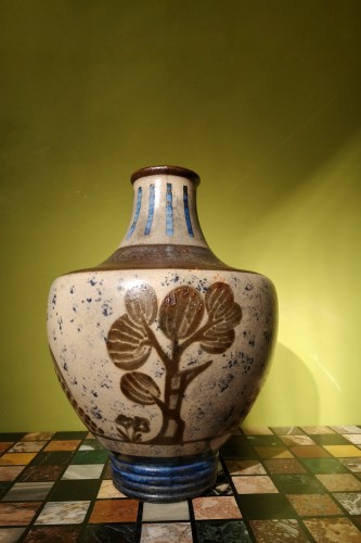 Céramiques, Porcelaines  - Vase en céramique circa 1925 attribué à René Buthaud pour Primavera