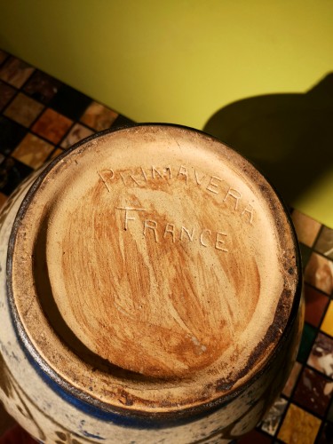 Vase en céramique circa 1925 attribué à René Buthaud pour Primavera - 