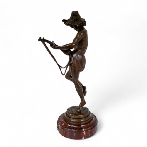 Sculpture  - Albert-Ernest Carrier-Belleuse (1824-1887), The Florentine Musician, circa 1880   